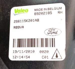 FORD FIESTA SAG SIS FARI 02-06 ORIJINAL CIKMA 2S6115K201AB