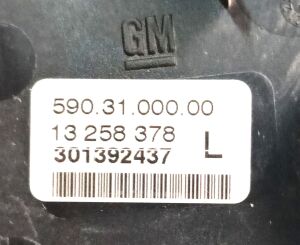 OPEL VECTRA C SOL SIS FARI 02-06 ORIJINAL CIKMA 6710033