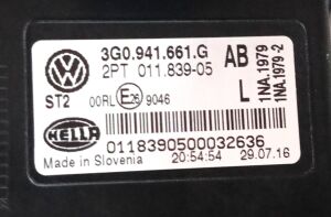 VOLKSWAGEN PASSAT SOL SIS FARI 15-18 ORIJINAL CIKMA 3G0941661G
