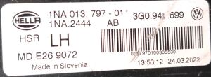 VOLKSWAGEN PASSAT B8.5 SOL SIS FARI 19-23 ORIJINAL CIKMA 3G0941699