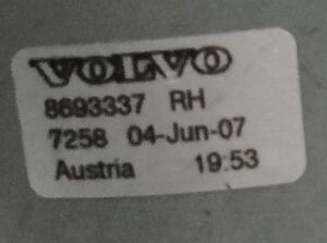 VOLVO S60 V60 SAG SIS FARI 05-09 ORIJINAL CIKMA 8693337