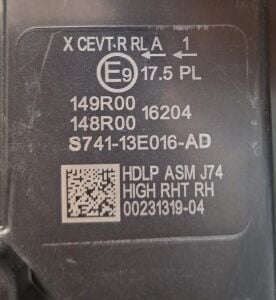 VOLKSWAGEN TRANSPORTER T9 IQ LED SAG FAR 24-25 ORIJINAL CIKMA S741-13E016-AD