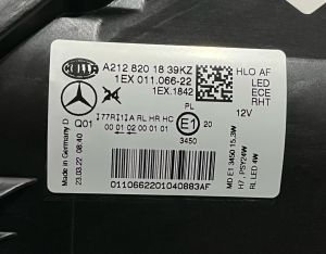 MERCEDES E CLASS W212 LED SAG FAR 13-17 ORIJINAL SIFIR A2128201839