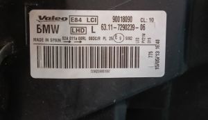 BMW X1 E84 LCI SOL FAR 09-15 ORIJINAL CIKMA 6311729023906 90018090