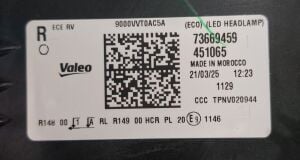 VOLKSWAGEN POLO 6 FULL LED SAG FAR 18-23 ORIJINAL SIFIR VALEO 451065 2G1941006C