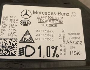 MERCEDES VITO W447 MAKYAJLI MULTIBEAM LED SAG FAR 24-25 ORIJINAL SIFIR A4479068001