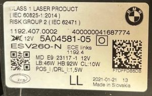 BMW 4 SERISI G22 G23 G26 FULL LED SOL FAR 20-24 ORIJINAL CIKMA 5A1935104