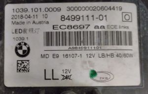 BMW 5 SERISI G30 G31 LED SOL FAR 17-21 ORIJINAL CIKMA 8499111-01