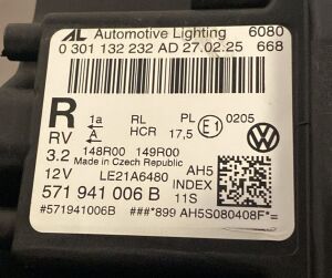 VOLKSWAGEN TIGUAN FULL LED SAG FAR 24-25 ORIJINAL SIFIR 571941006B