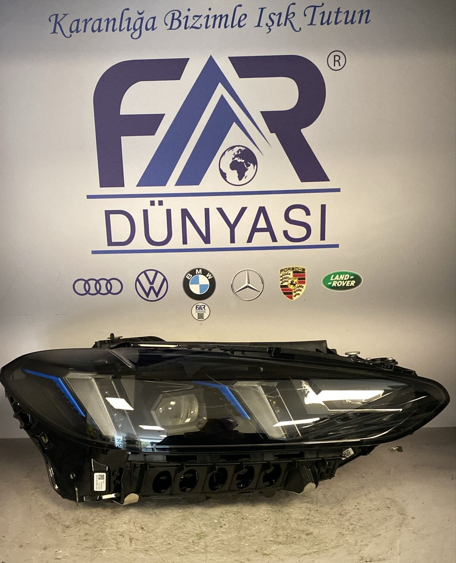 BMW 4 SERISI G22 G23 G26 G82 G83 SHADOW LED SAG FAR 24-25 (SOKME SIFIR AYARINDA) ORIJINAL CIKMA 5A3B322-02
