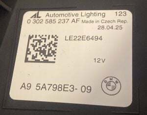 BMW 5 SERISI G60 G61 G90 G91 SHADOW LED SOL FAR 24-25 ORIJINAL SIFIR 5A798E3-09 0302585237AF