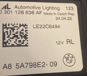 BMW 5 SERISI G60 G61 G90 G91 SHADOW LED SAG FAR 24-25 ORIJINAL SIFIR 5A798E2-09 0302585238AF