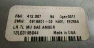 BMW X5 SERISI E53 SOL DIS STOP 00-06 ORIJINAL CIKMA 63217164471