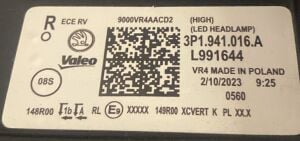 SKODA SUPERB 4 MATRIX FULL LED SAG FAR 24-25 ORIJINAL SIFIR 3P1941016A  L991644