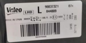 SEAT TOLEDO SOL FAR 12-19 ORIJINAL SIFIR 90037321 044889