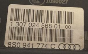 AUDI TT 8S FULL LED SAG FAR 14- 21 ORIJINAL CIKMA 8S0941774C