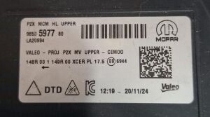 PEUGEOT 208 2008 MAKYAJLI FULL LED SAG FAR 23-25 ORIJINAL CIKMA 9850597780 LA20994