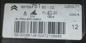 CITROEN C4 PICASSO II XENON SOL FAR 13-18 ORIJINAL CIKMA 96759751