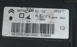 CITROEN C4 PICASSO II SAG FAR 13-18 ORIJINAL CIKMA 965759748