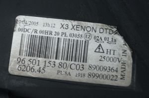 CITROEN C5 II XENON SAG FAR 04-08 ORIJINAL CIKMA 9650115380