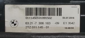 BMW 5 SERISI F10 LED SOL IC STOP 11-13 ORIJINAL CIKMA 63217306163