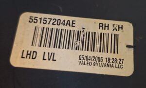 JEEP COMMANDER XH SAG FAR 05-10 ORIJINAL CIKMA 55157204AE