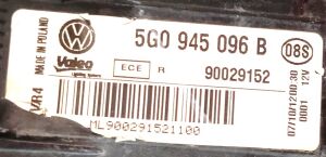 VOLKSWAGEN GOLF 7 COMFORTLINE SAG DIS STOP 13-17 ORIJINAL CIKMA 5G0945096N