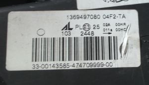 FIAT DUCATO II BOXER JUMPER SOL FAR 06-14 ORIJINAL CIKMA 1369497080