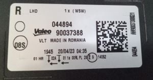 SKODA RAPID SAG FAR 15-19 ORIJINAL SIFIR 90037388 044894