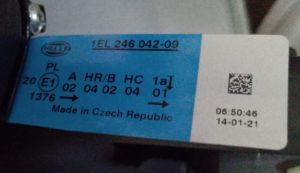 SKODA SUPERB  SOL FAR 01-08 ORIJINAL SIFIR 1EL246042-091