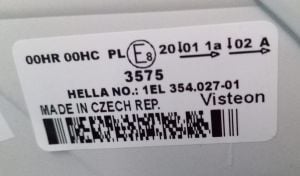 SKODA OCTAVIA II SOL FAR 04-08 ORIJINAL SIFIR 1EL354027-01 1Z1941017C