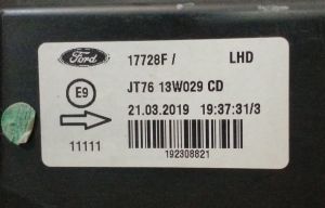 FORD COURIER SAG FAR 17-23 ORIJINAL CIKMA JT7613W029CD