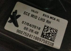 FORD ECO SPORT SOL FAR 17-23 ORIJINAL CIKMA B515MCA HL