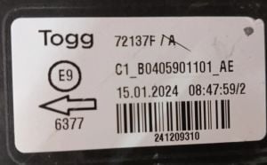 TOGG T10X LED SOL FAR 23-25 ORIJINAL CIKMA 72137F