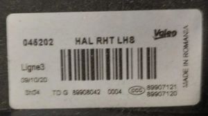 VOLVO S60 SOL FAR 13-18 ORIJINAL CIKMA 89907121