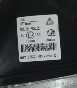 FORD FOCUS II TITANIUM XENON SOL FAR 04-08 ORIJINAL CIKMA 4M51-13101-GC