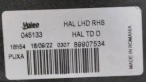 VOLVO S60 SAG FAR 10-13 ORIJINAL SIFIR 045133 89907534