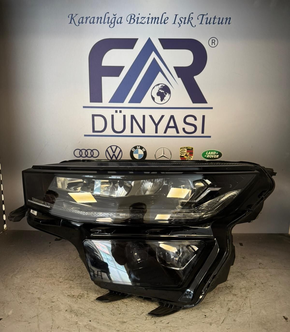 SKODA KODIAQ CRYSTAL LED SOL FAR 22-26 ORIJINAL SIFIR 566941035