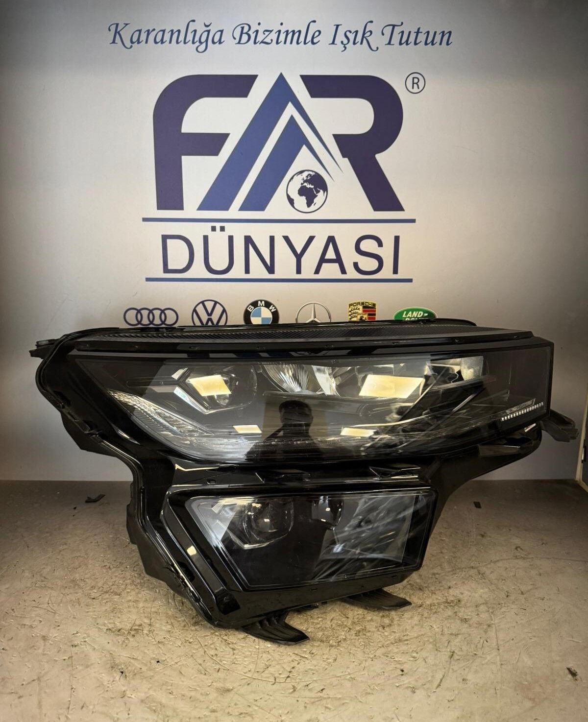SKODA KODIAQ CRYSTAL LED SAG FAR 22-26 ORIJINAL SIFIR 566941036