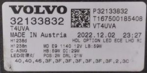 VOLVO XC40 XENON LED SAG FAR 17-23 ORIJINAL CIKMA 32133832
