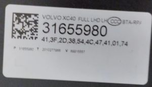 VOLVO XC40 FULL LED SOL FAR 17-23 ORIJINAL CIKMA 31446784