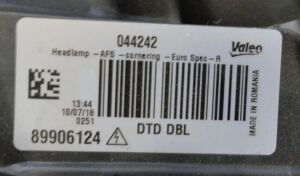 LAND ROVER DISCOVERY IV XENON SAG FAR 10-14 ORIJINAL CIKMA LR023543