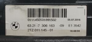 BMW 5 SERISI F10 LCI LED SOL IC STOP 11-13 ORIJINAL CIKMA 63217306163