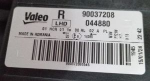 VOLKSWAGEN AMAROK SAG FAR 10-16 ORIJINAL SIFIR 044880 2H1941016M