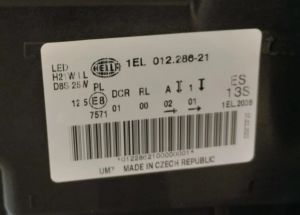 VOLKSWAGEN CADDY 4 XENON LED SOL FAR 15-19 ORIJINAL CIKMA 1EL01228621