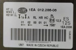 VOLKSWAGEN CADDY 4 SAG FAR 15-19 ORIJINAL SIFIR 1EA01228606