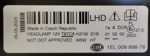 FORD KUGA I XENON SAG FAR 08-12 ORIJINAL SIFIR 1EL009696-76
