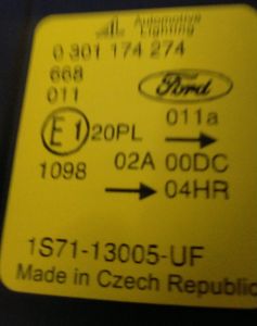 FORD MONDEO II XENON SOL FAR 01-07 ORJINAL SIFIR 1S71-13006-UF 710301174279