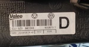 VOLKSWAGEN FOX SPACEFOX SAG FAR 04-10 ORIJINAL CIKMA 5Z0941044