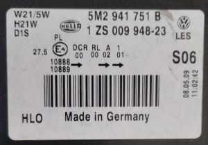 VOLKSWAGEN GOLF PLUS SOL FAR 09-14 ORIJINAL CIKMA 5M2941751B 1ZS009948-23
